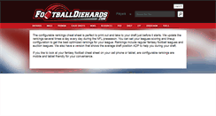 Desktop Screenshot of cs.footballdiehards.com
